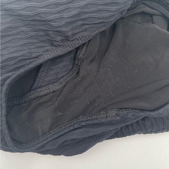 SHOSHANNA Swimsuit One Piece One Shoulder Black Tide Jacquard Textured NWT SZ 6 - Picture 13 of 14